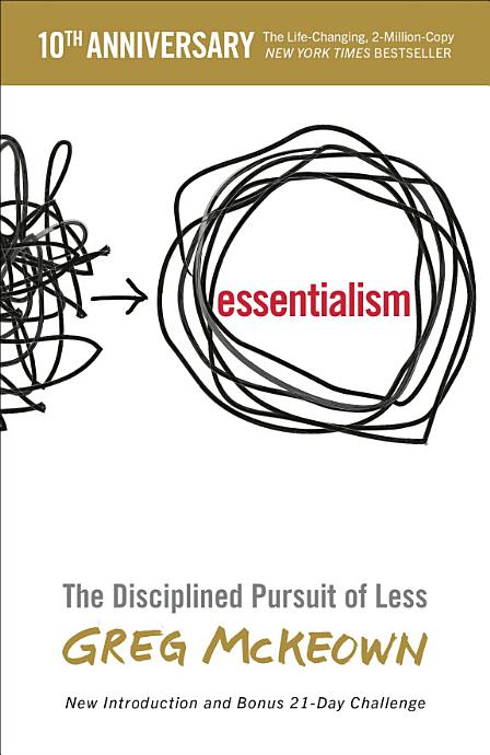 Essentialism book cover